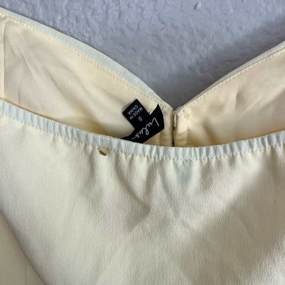 Charming Behavior Light Yellow Button-Front Midi Dress - Picture 7 of 11